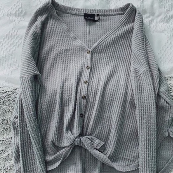 UO Thermal Button Up Long Sleeve - Picture 3 of 5